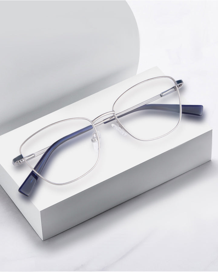 Kansept Womens Full Rim Square Cat Eye Alloy Reading Glasses 72503 — view 1 | Kansept at FuzWeb