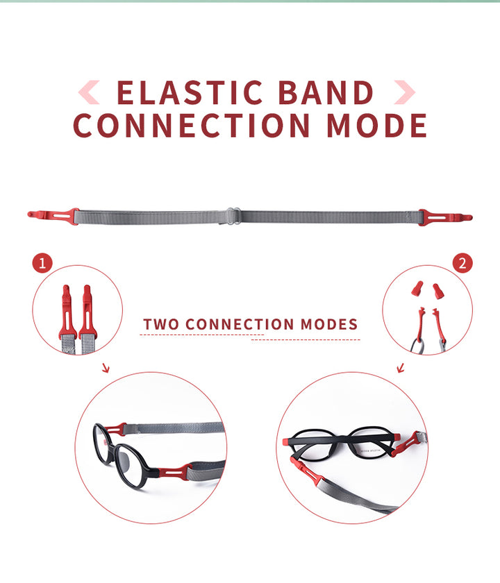 Secg Unisex Youths Full Rim Square Tr 90 Silicone Eyeglasses 5082 — view 5 | Secg at FuzWeb