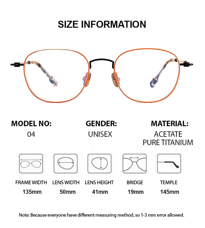 Chashma Womens Full Rim Oval Square Acetate Titanium Eyeglasses 778404 — view 2 | Chashma at FuzWeb