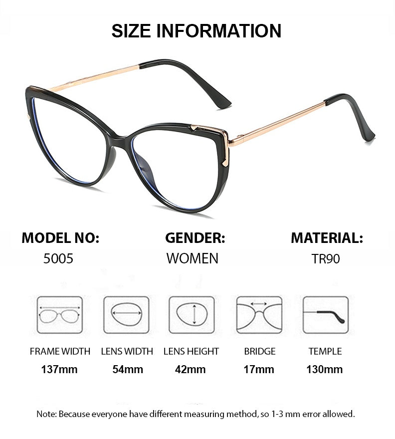 Chashma Ottica Womens Full Rim Cat Eye Tr 90 Titanium Eyeglasses 415005 — view 1 | Chashma Ottica at FuzWeb