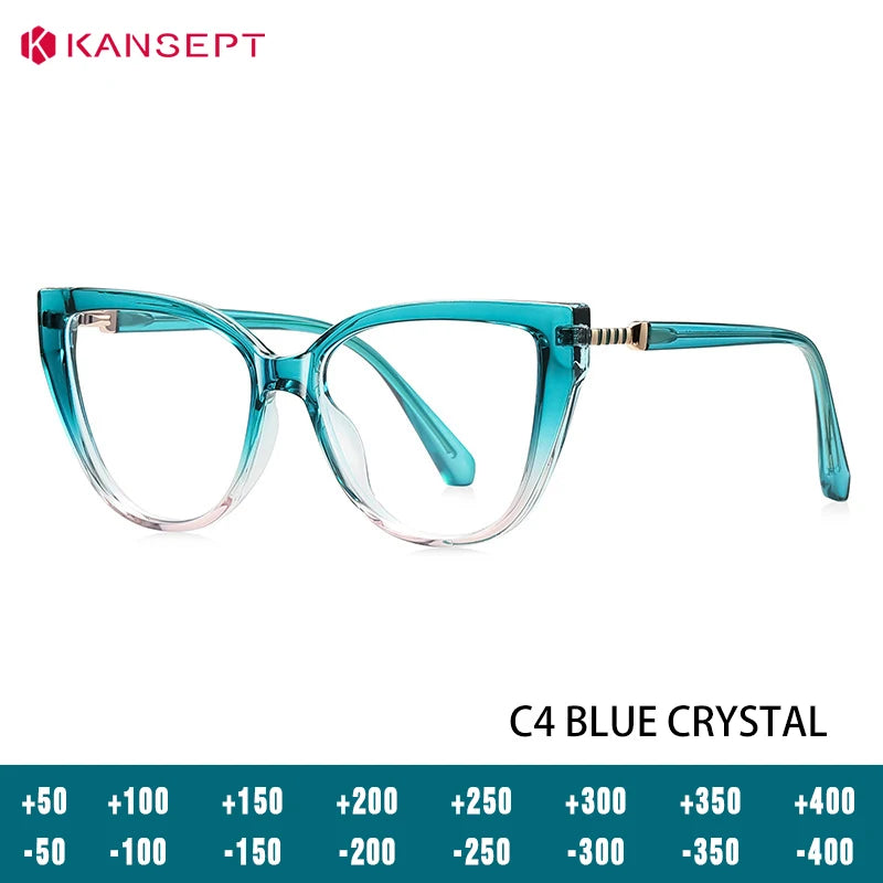 Kansept Unisex Full Rim Cat Eye Tr 90 Frames 152490 FuzWeb
