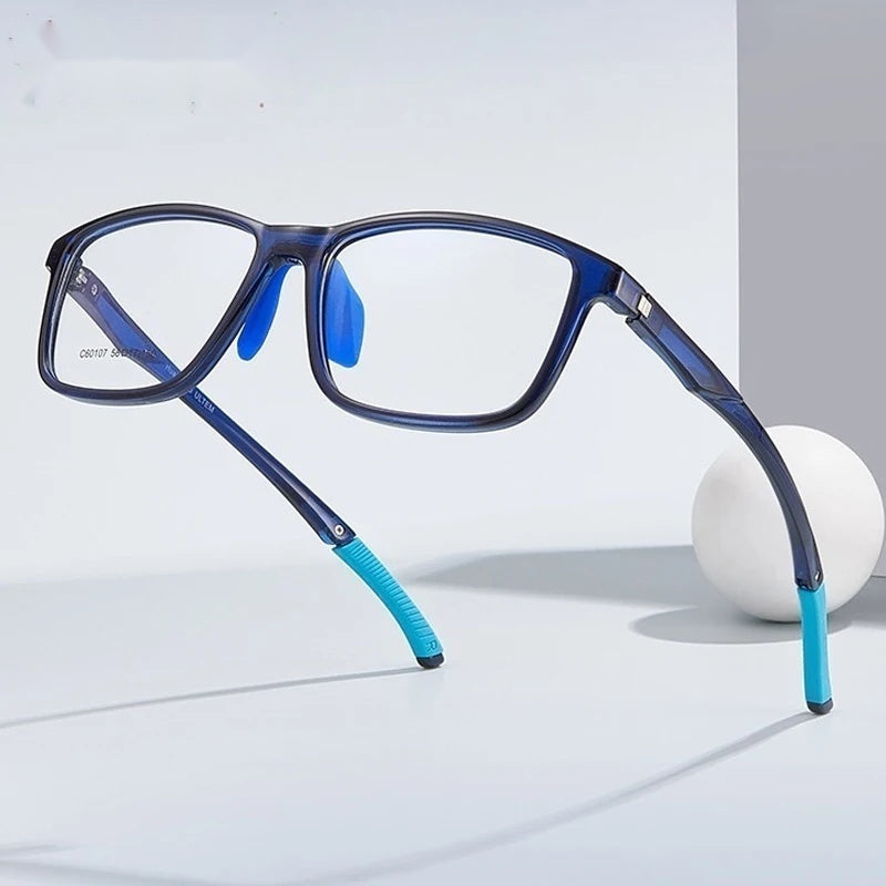 Chashma Ochki Unisex Full Rim Square Tr 90 Titanium Eyeglasses 960107 — view 1 | Chashma Ochki at FuzWeb