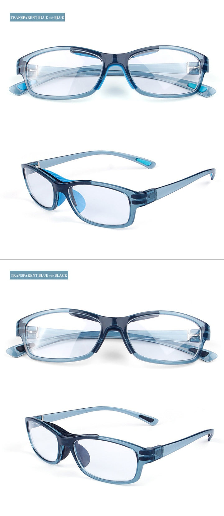 Chashma Ottica Unisex Full Rim Square Tr 90 Titanim Sport Goggle Eyeglasses 010.