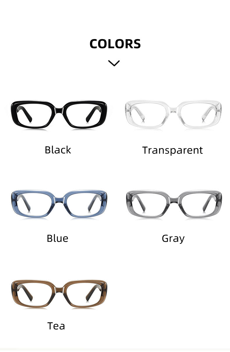 Kocolior Unisex Full Rim Square Acetate Photochromic Reading Glasses 412241.