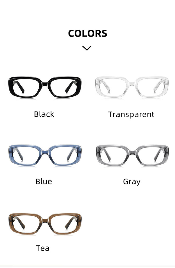 Kocolior Unisex Full Rim Square Acetate Photochromic Reading Glasses 412241.