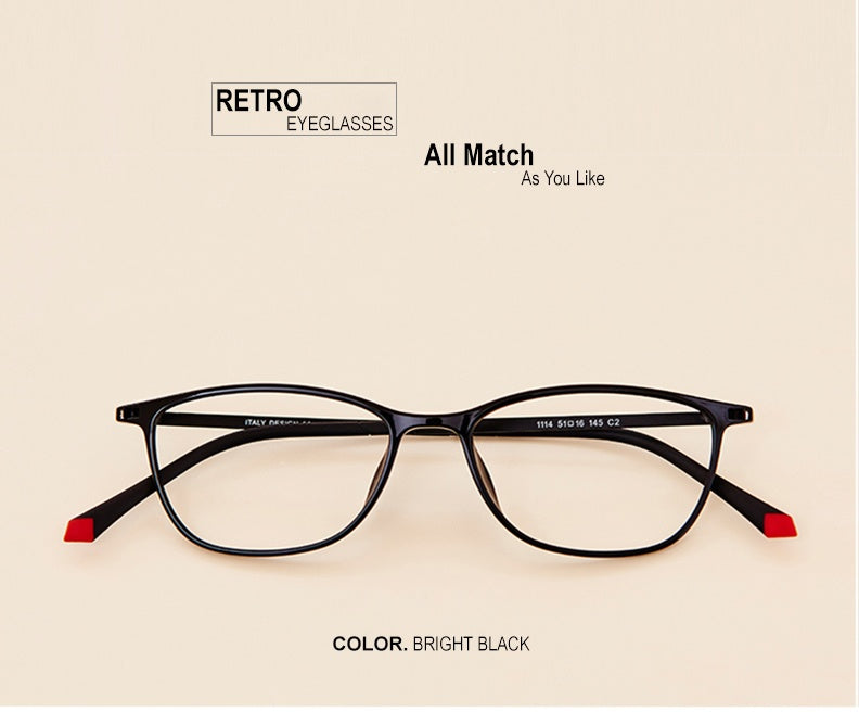 Chashma Unisex Full Rim Titanium Frame Eyeglasses 11144 — view 1 | Chashma at FuzWeb
