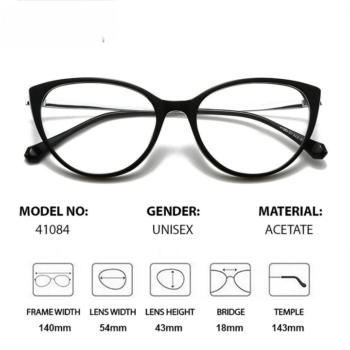 Chashma Ochki Womens Full Rim Cat Eye Fashion Acetate Eyeglasses 341084 — view 2 | Chashma Ochki at FuzWeb