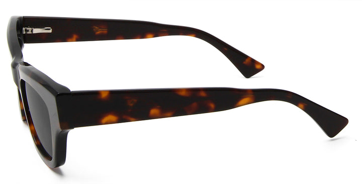 Esnbie Unisex Full Rim Square Brow Line Acetate Sunglasses 230321.