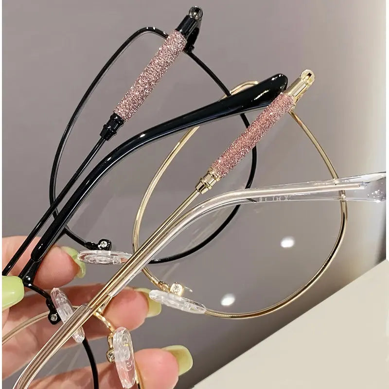 Kansept Unisex Full Rim Cat Eye Metal Frames 957610 FuzWeb