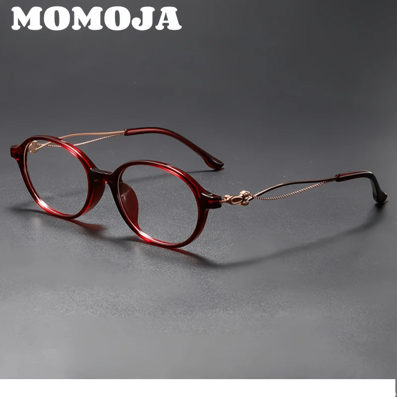Momoja Women's Full Rim Oval Cat Eye Tr 90 Alloy Eyeglasses 726013