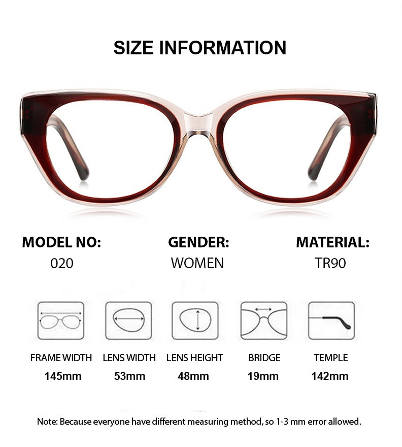Chashma Ochki Womens Full Rim Cat Eye Tr 90 Alloy Eyeglasses 361020 — view 1 | Chashma Ochki at FuzWeb