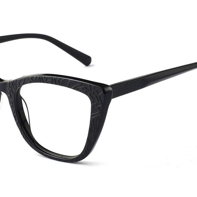 Hotochki Womens Full Rim Cat Eye TR-90 Resin Acetate Frame Eyeglasses Z508 — view 4 | Hotochki at FuzWeb