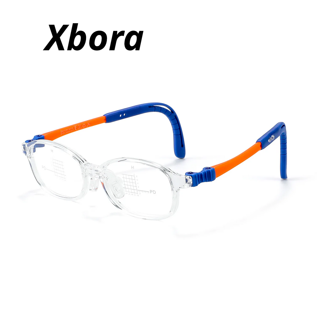 Xbora Unisex Youth's Full Rim Oval Square Tr 90 Eyeglasses 546013