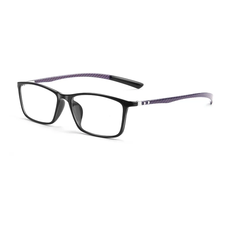 Gmei Optical H0017 unisex square TR-90 titanium prescription eyeglasses — view 3
