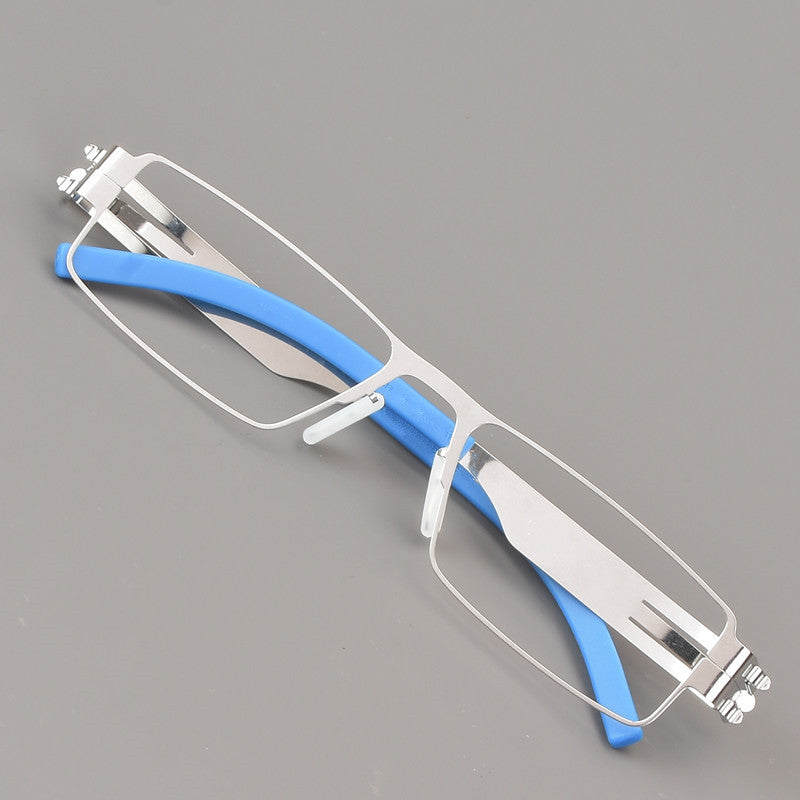 Aimee Womens Full Rim Square Screwless Steel Eyeglasses 91134 — view 2 | Aimee at FuzWeb