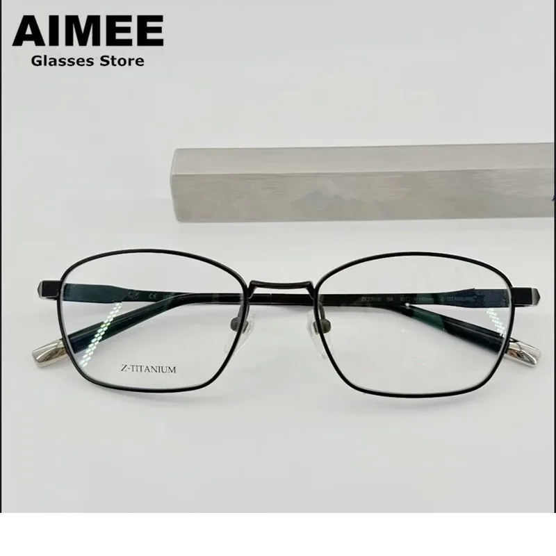 Aimee Unisex Full Rim Polygon Square Titanium Eyeglasses 327010
