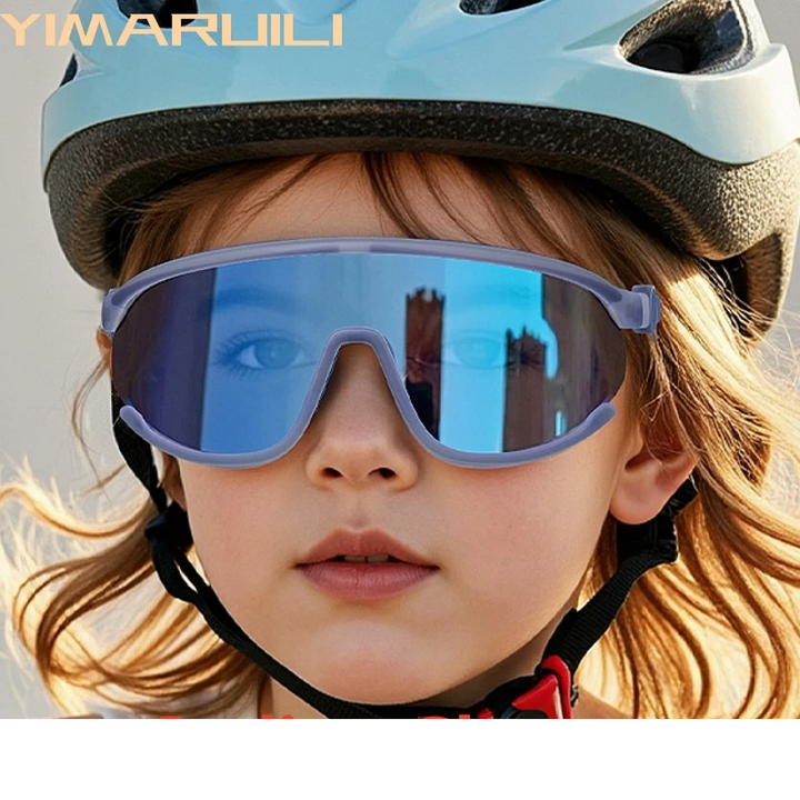 Yimaruili Unisex Youth Full Rim Goggle Lens Tr 90 Tpee Sunglasses 662526