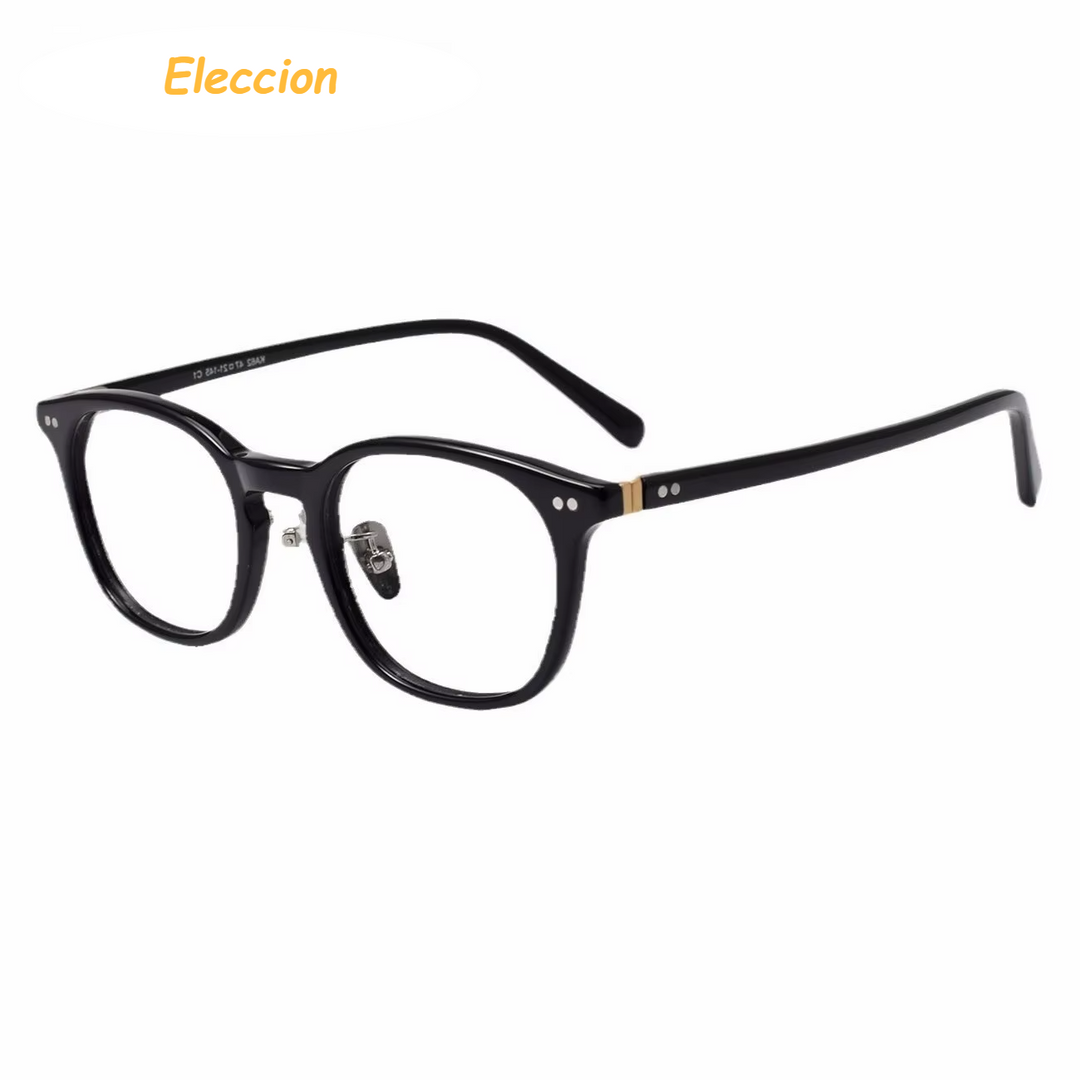 Eleccion Women's Full Rim Square Acetate Eyeglasses 94263