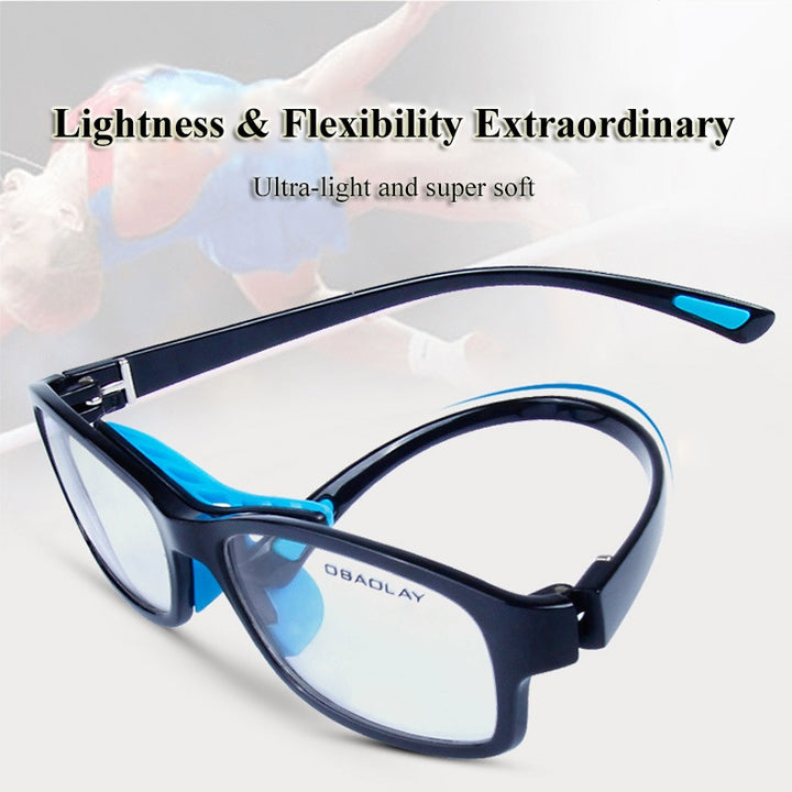 Chashma Ottica Unisex Full Rim Square Tr 90 Titanim Sport Goggle Eyeglasses 010 — view 1 | Chashma Ottica at FuzWeb
