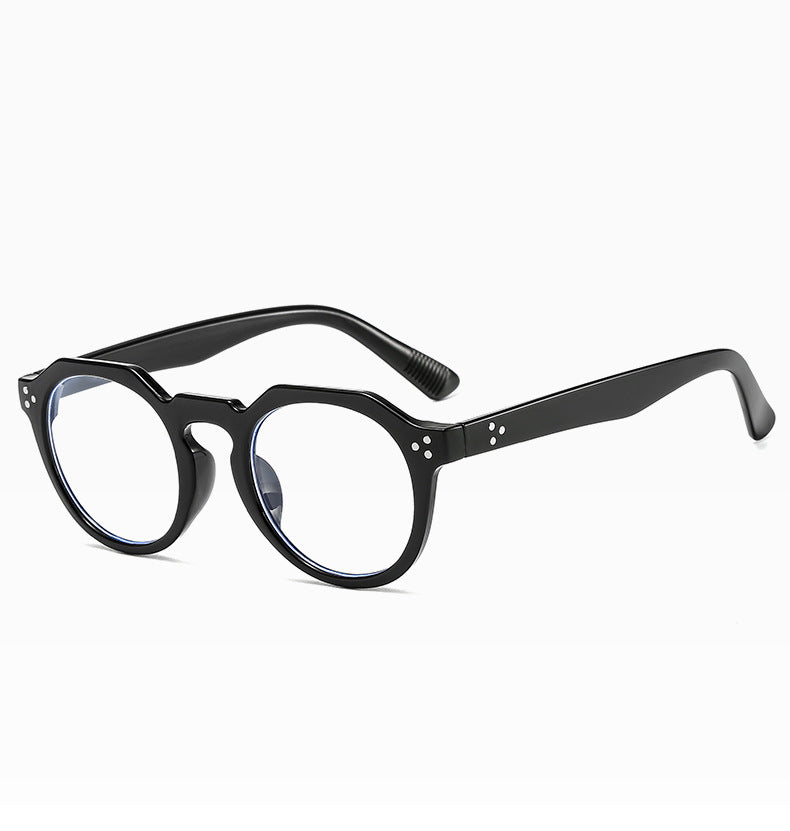Kocolior Unisex Full Rim Round Acetate Reading Glasses 3395.