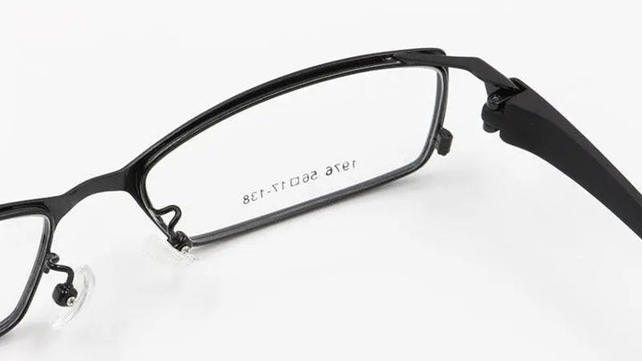 Bclear Men Titanium Alloy Metal Eyeglasses Full Rim Eyewear S1976 — view 13 | Bclear at FuzWeb