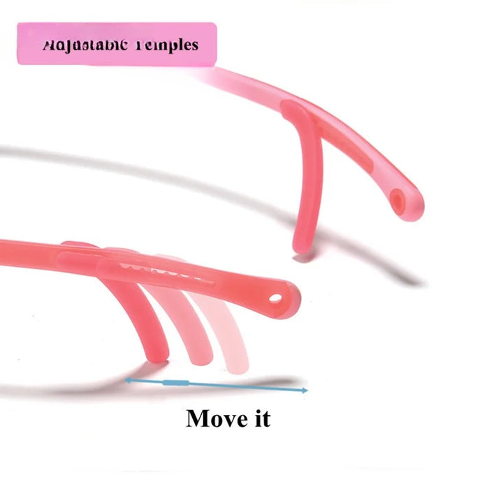 Chashma Unisex Childrens Full Rim Round Tr 90 Titanium Eyeglasses 5028 — view 11 | Chashma at FuzWeb
