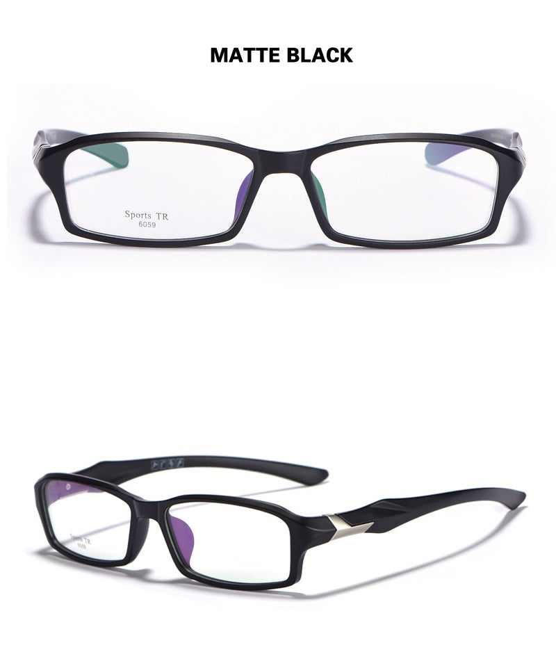 Chashma Mens Full Rim Rectangle Tr 90 Titanium Sport Eyeglasses 6059 — view 2 | Chashma at FuzWeb