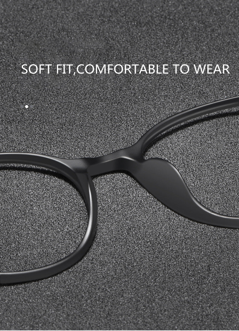 Kocolior Unisex Full Rim Irregular Round Tr 90 Titanium Eyeglasses 1935.