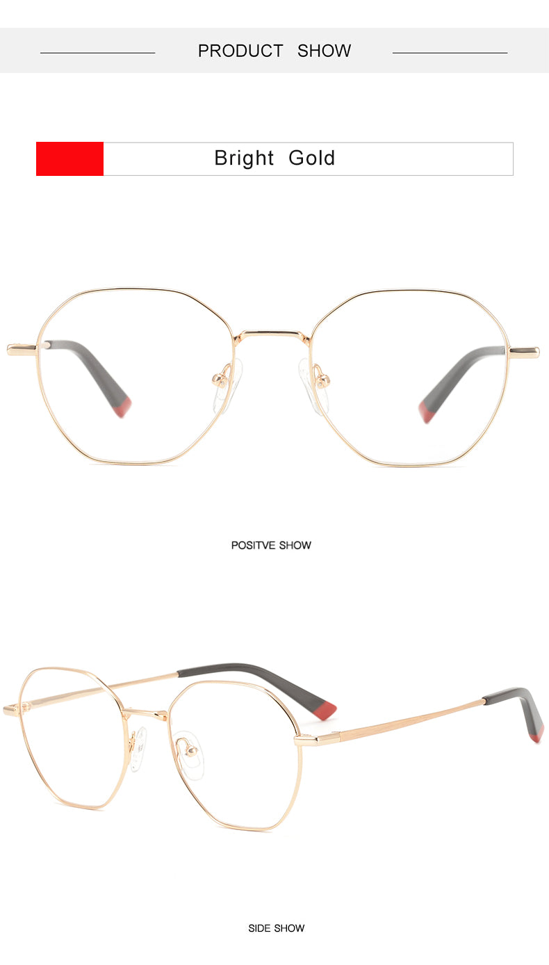 Krasivyy Womens Full Rim Flat Top Oval Titanium Eyeglasses 16425 — view 8 | Krasivyy at FuzWeb