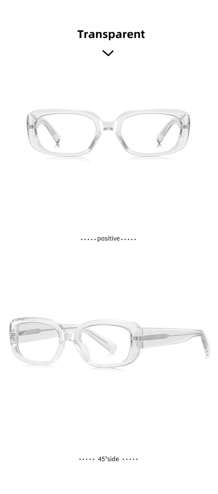 Kocolior Unisex Full Rim Square Acetate Photochromic Reading Glasses 412241.