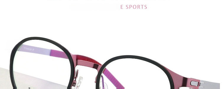 Chashma Ottica Unisex Full Rim Round Titanium Sport Eyeglasses 202205 — view 1 | Chashma Ottica at FuzWeb