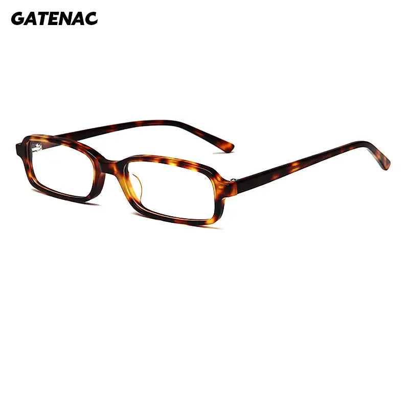 Gatenac Women's Full Rim Oval Square Acetate Eyeglasses 679010 Gatenac