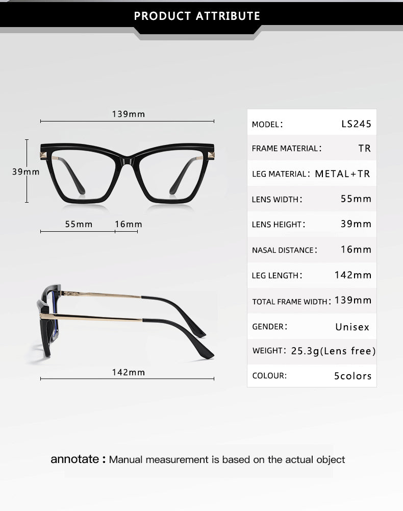 Vicky Womens Full Rim Cat Eye Tr 90 Titanium Reading Glasses 67245 — view 1 | Vicky at FuzWeb