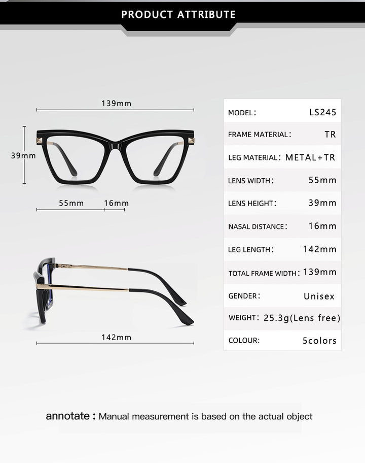 Vicky Womens Full Rim Cat Eye Tr 90 Titanium Reading Glasses 67245 — view 1 | Vicky at FuzWeb