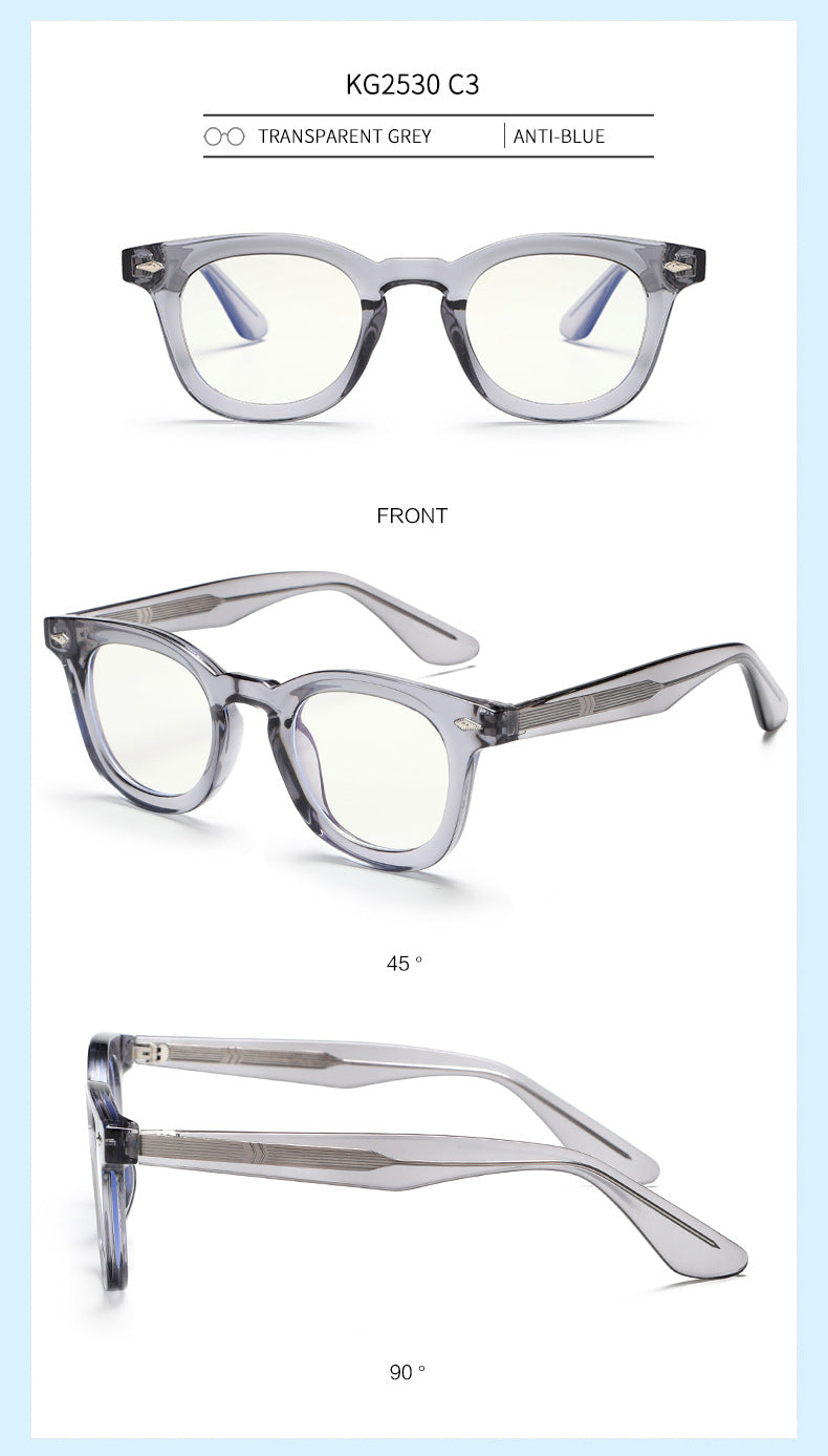 Kocolior Unisex Full Rim Square Tr 90 Alloy Photochromic Reading Glasses 682530.
