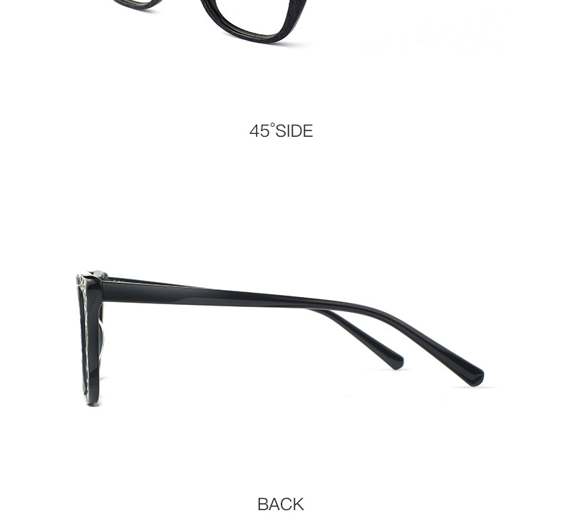Hotochki Womens Full Rim Cat Eye TR-90 Resin Acetate Frame Eyeglasses Z508 — view 11 | Hotochki at FuzWeb