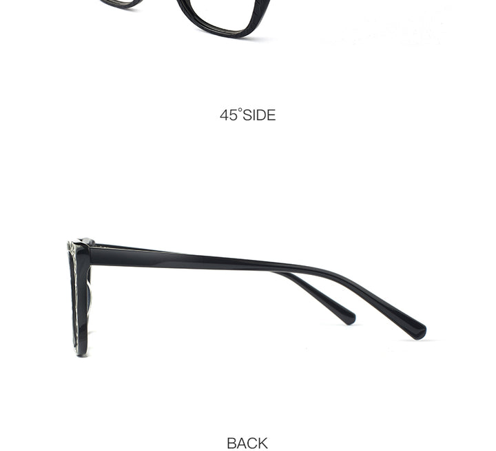 Hotochki Womens Full Rim Cat Eye TR-90 Resin Acetate Frame Eyeglasses Z508 — view 11 | Hotochki at FuzWeb