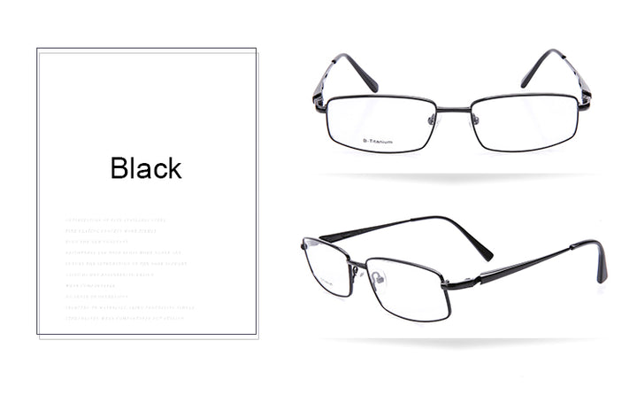 Krasivyy Unisex Full Rim Square Titanium Eyeglasses Kr4755 — view 8 | Krasivyy at FuzWeb