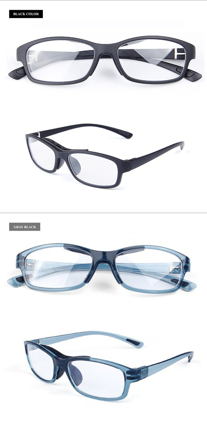 Chashma Ottica Unisex Full Rim Square Tr 90 Titanim Sport Goggle Eyeglasses 010.