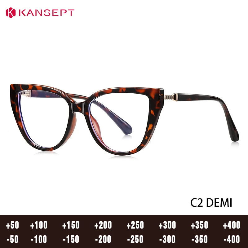 Kansept Unisex Full Rim Cat Eye Tr 90 Frames 152490 FuzWeb