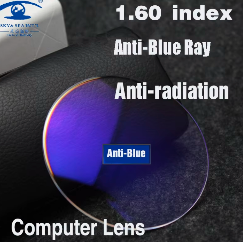 Esnbie 1.60 Index Single Vision Anti Blue Clear Lenses Lenses Esnbie Lenses   