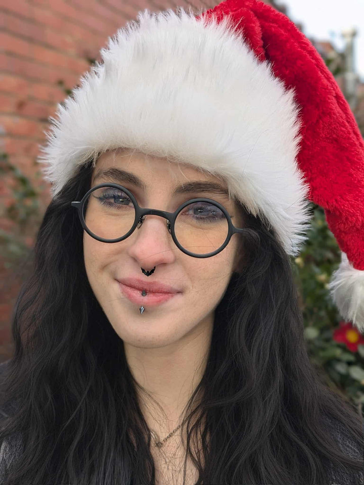 Black Mask Unisex Full Rim Round Titanium Eyeglasses Clip On Sunglasses 495976