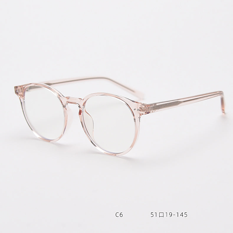 CCspace Unisex Full Rim Round Tr 90 Titanium Eyeglasses 55868 — view 11 | CCspace at FuzWeb