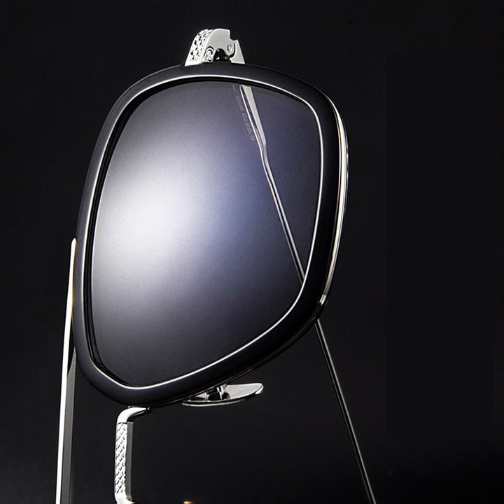Chashma Unisex Full Rim Square Double Bridge Acetate Titanium Eyeglasses T927.