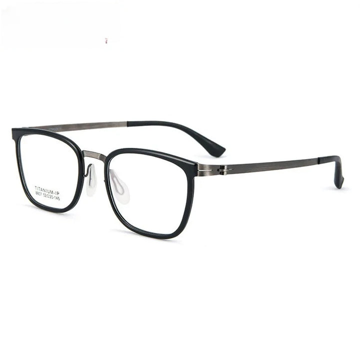 Chashma Unisex Full Rim Square Titanium Tr 90 Eyeglasses 8807.