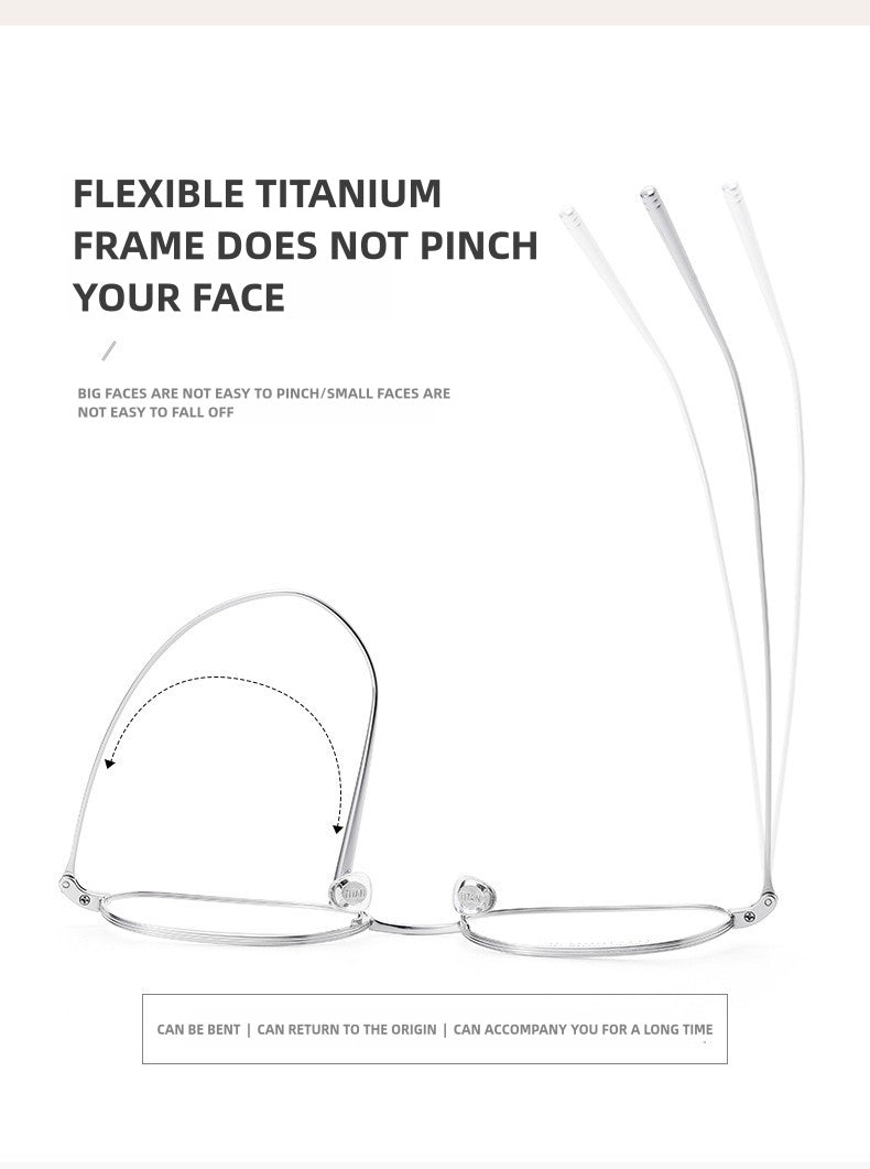 Kansept Womens Full Rim Polygon Titanium Reading Glasses 90282 — view 2 | Kansept at FuzWeb