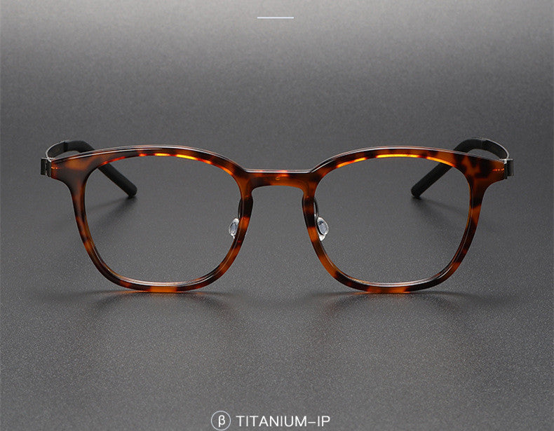 Aimee Womens Full Rim Square Titanium Acetate Eyeglasses 81051 — view 2 | Aimee at FuzWeb
