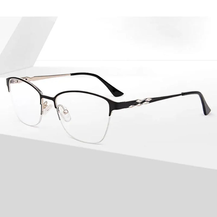 Kansept Womens Semi Rim Square Acetate Frames 222100 — view 1 | Kansept at FuzWeb