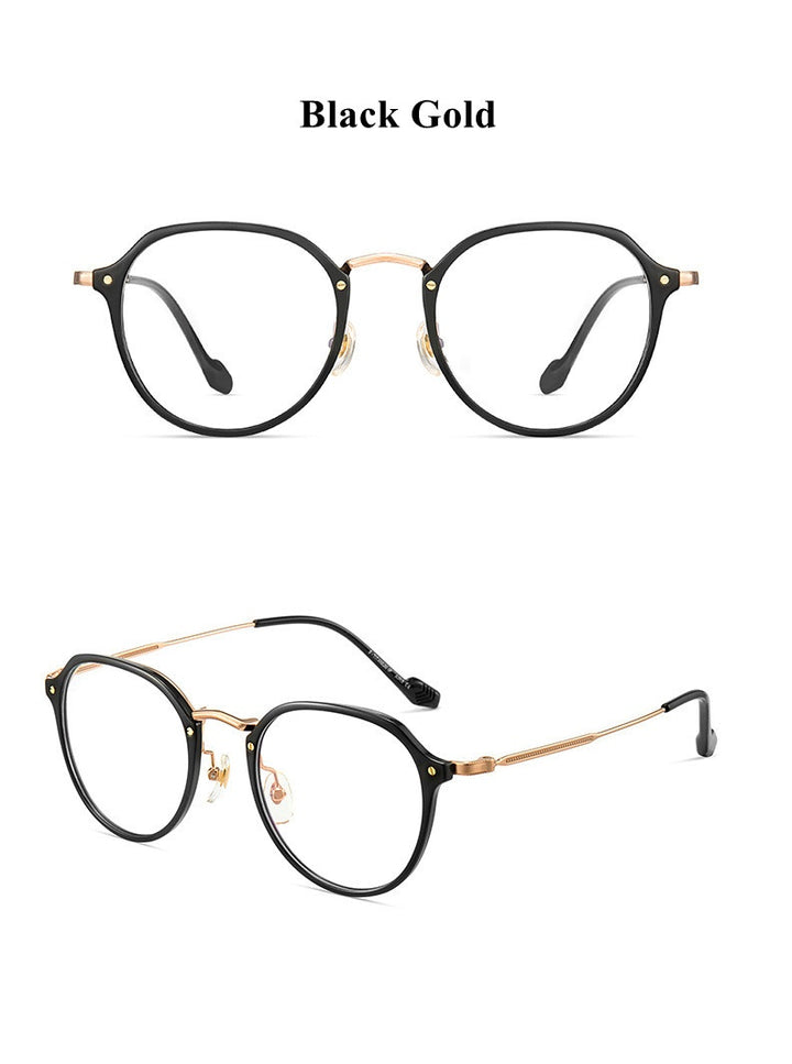 Chashma Unisex Full Rim Flat Top Oval Tr 90 Titanium Eyeglasses 888076.