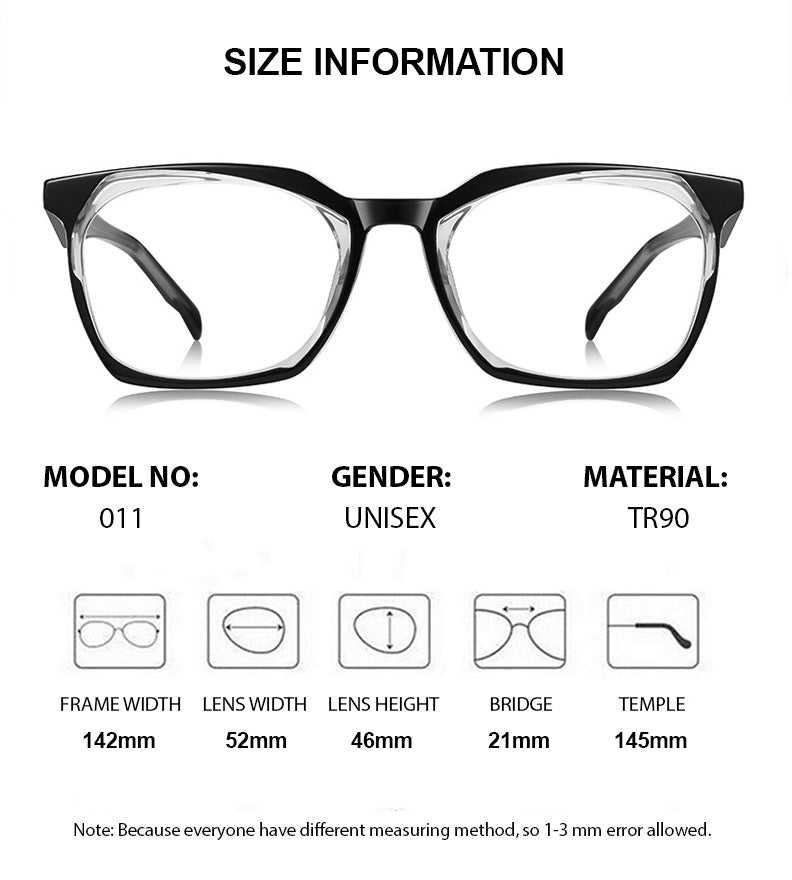 Chashma Unisex Full Rim Square Cat Eye Tr 90 Titanium Eyeglasses 54011 — view 1 | Chashma at FuzWeb